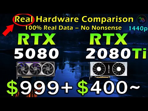 RTX 5080 vs RTX 2080 Ti | REAL Test in 10 Games | 1440p | Rasterization, Ray Tracing, DLSS 4 MFG