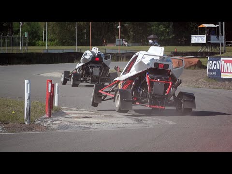 BK Rallycross Valkenswaard Round 1 - Cross Car practice super slow motion shots