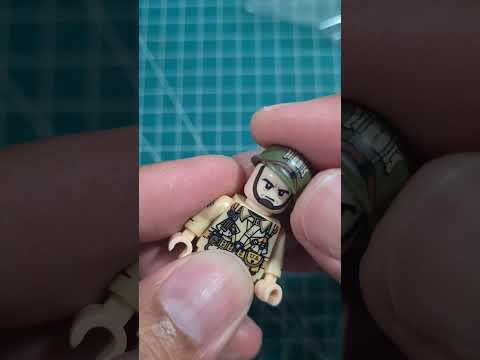 Lego US Army WW2 D-Day Paratrooper, US Airborne - Unofficial Military minifigures #worldwar2