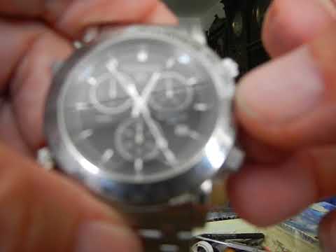 Bedienungsanleitung Columbus Chronograph AlarmUhr Miyota 3S10 Werk,Uhr Boden abschrauben