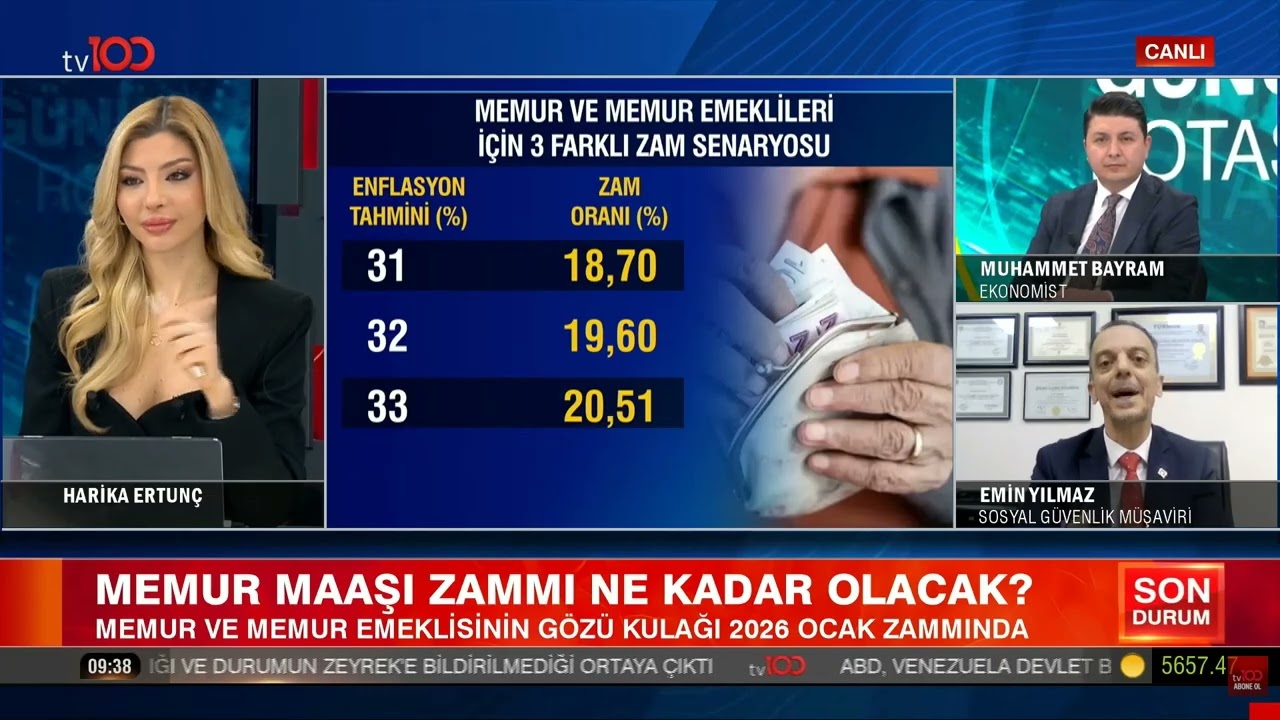 Memur Maaşı Zammı Ne Kadar Olacak? İşte Olası Zam Senaryoları...