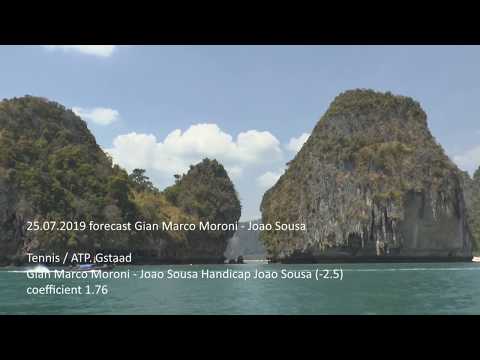 25.07.2019 forecast Gian Marco Moroni - Joao Sousa
