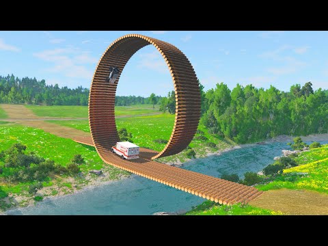 Cars vs Impossible Loop Bridge 😱 BeamNG.Drive