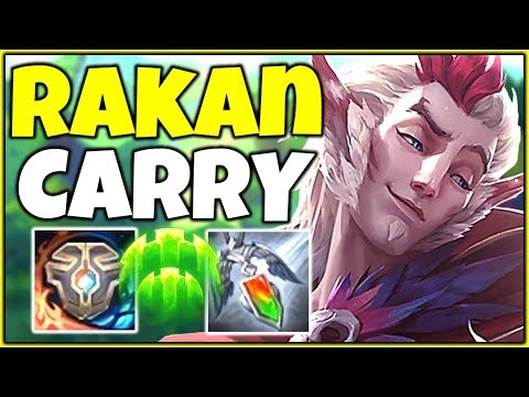 How to Carry as Rakan Support | Full Game Commentary - League of Legends
