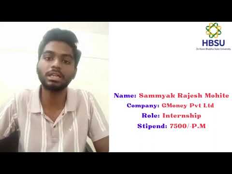 Watch Samyak's Applied Learning Journey at HBSU video
