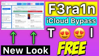 FREE iCloud Bypass Tool F3ra1n in new Look Still Work in 2024