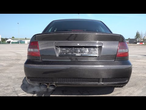 750HP Audi RS4 B5 Limo Full Carbon! SOUNDS & Accelerations!
