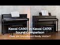 Kawai CA901 Vs CA701 Digital Piano Sound Comparison Demo Does The Soundboard Really Matter
