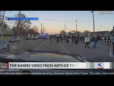THP responds to viral video after claims trooper hit protester at anti-ICE protest