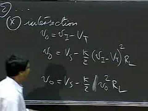 MOSFET Amplifier Large Signal Analysis, Part 2