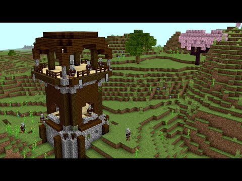 Insane New Raid Farm! Redstone Madness! Minecraft Bedrock
