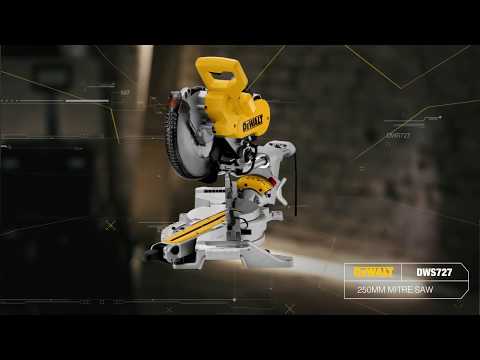 Торцовочная пила с протяжкой DeWALT DWS727-QS