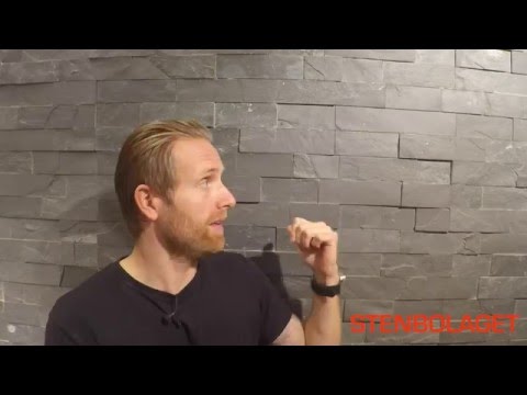 Skifferstrip Svart, en av våra mörkaste beklädnader - Stenbolaget