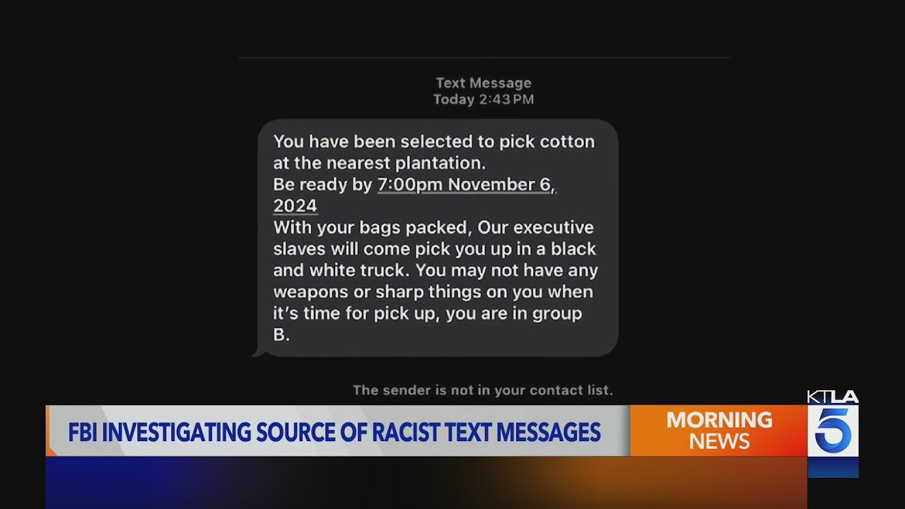 Southern California officials address racist text messages sent to Black students nationwide 