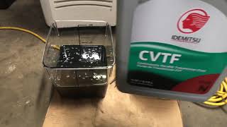 Nissan Versa SV 1.6L 2012 - CVT Transmission Flush, Filter Changes, and More