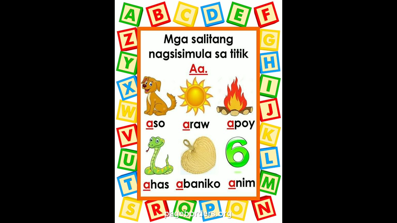 Putar video Mga salitang nagsisimula sa titik Aa sekarang Mga salitang nagsisimula sa titik Aa