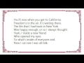 Hoodoo Gurus - When You Get to California Lyrics