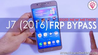 How to Remove Google Account FRP Lock on Samsung J7 (New 2020)