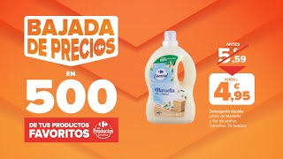 Carrefour Bajada de Precios en el detergente líquido jabón anuncio