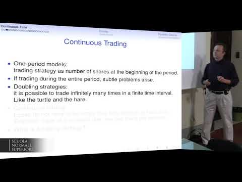 Paolo Guasoni, Lesson I - 18 december 2017