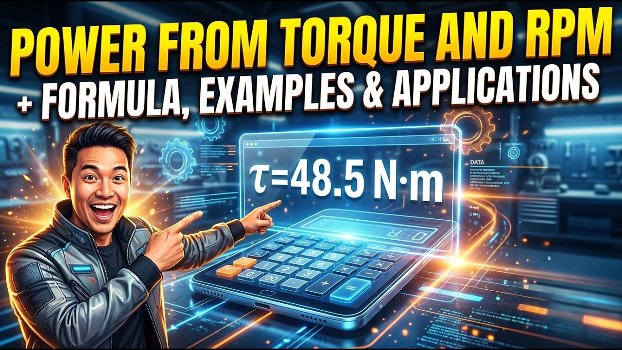 Power from Torque and RPM Calculator