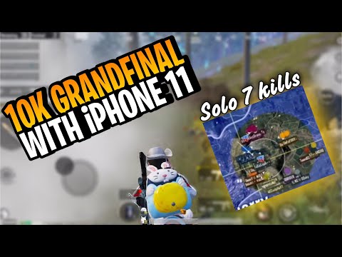 10k Tournament 🔥| Grand Finals | iPhone 11 Competitive Gameplay | iPhone 11 bgmi | pubg mobile
