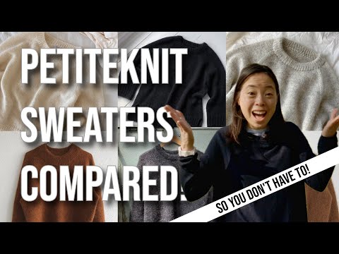I Compared 7 PetiteKnit Sweaters So You Don’t Have To/Perfect Sweater pt. 1