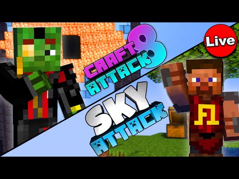 Minecraft Sky Block mit Crocodileandy - Sky Attack Live #14