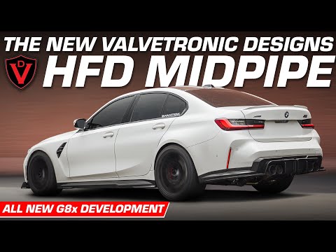 The Valvetronic Designs G8X M3/M4 NEW HFD Midpipe