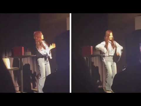 Eunjung dancing to roly roly and tiki taka