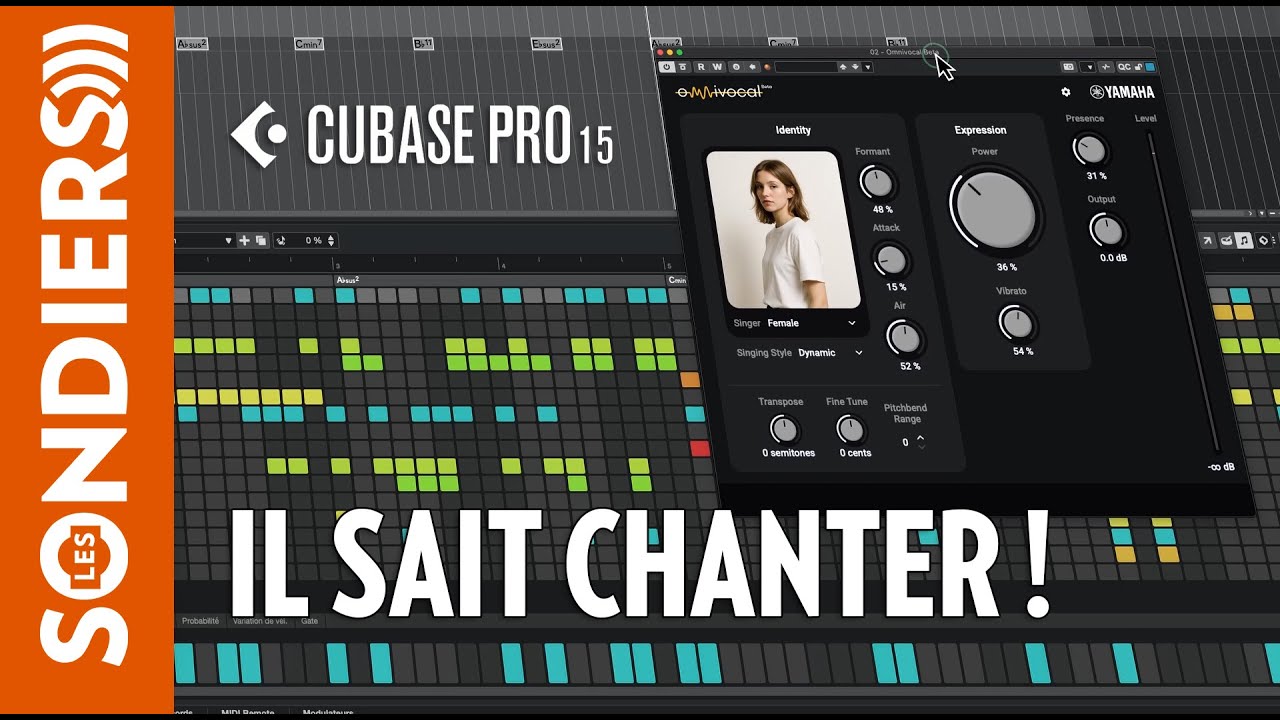 Omnivocal : le synthétiseur vocal beta de Cubase 15