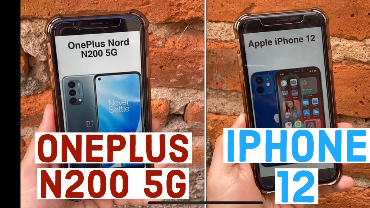Oneplus Nord N200 5G vs iPhone 12 (2021 review and comparison)