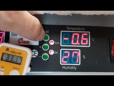 Temperatur kalibrieren im Brüter