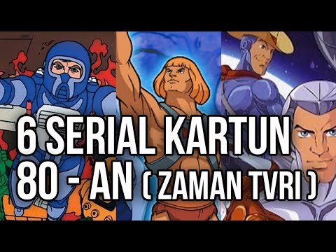 6 serial kartun 80 an zaman tvri bagian 1