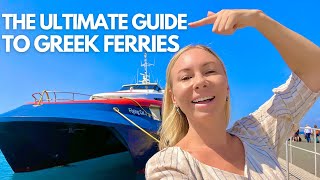 GREEK FERRIES - EVERYTHING You Need to Know! I Greek Island Hopping I Greece Travel