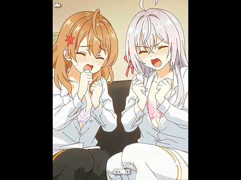 《 😏Bro casually hypnotized 2 girls😵‍💫》『 Ep.9 』【 Alya sometimes hides her feelings...】#4k#shorts