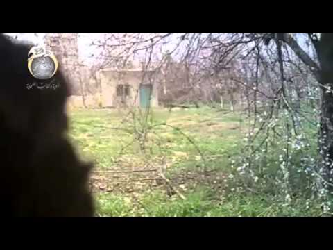 استهداف لواء المقداد بن عمرو بقذائف الآر بي جي قوات النظام في حاجز الخزان قرب بلدة المليحة في ريف دمشق