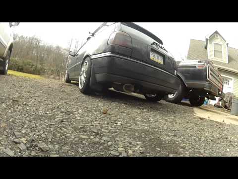 1995 VW Golf cold start and rev