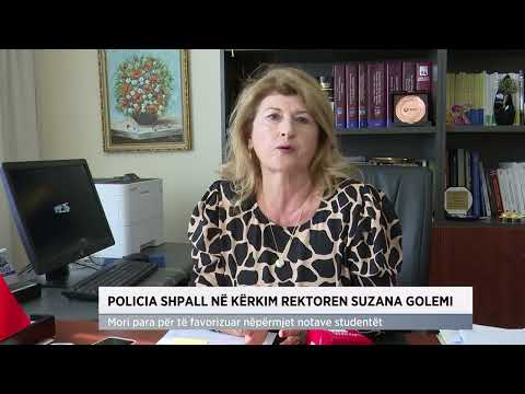 Policia shpall në kërkim rektoren Suzana Golemi