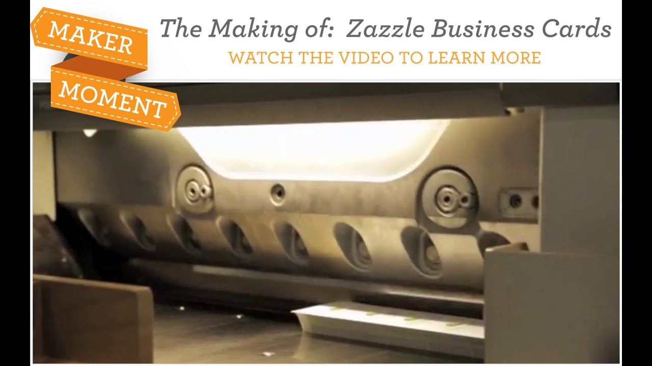 Maker Moment - Zazzle Business Cards