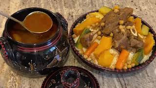 How to prepare a couscous the traditional algerian way - a feel good meal ideal to share .