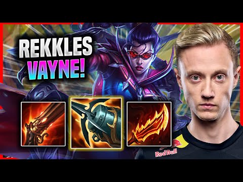 REKKLES TRIES SOME VAYNE! - KC Rekkles Plays Vayne ADC vs Ashe! | Preseason 2022