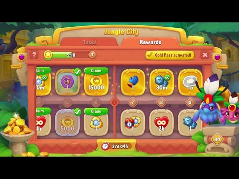 @Fishdom Win Strikes Level 7178 - Special Level 7179 Challenge, Jungle City Event Level 6 Unlocked