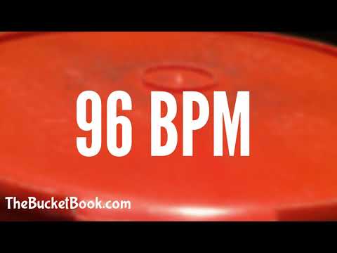 Bucket Drumming Backing Track - 96 BPM