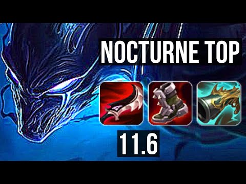 NOCTURNE vs ILLAOI (TOP) | 2/1/9, 1.8M mastery, 700+ games | KR Diamond | v11.6
