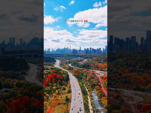 Toronto City Drone View 2025 | Most Beautiful Cityscape in Canada. #toronto #shorts
