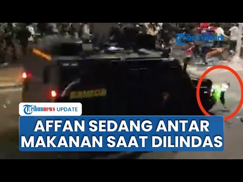 Kronologi Driver Ojol tewas Dilindas Rantis Brimob, Korban Tak Ikut Demo tapi Sedang Antar Makanan