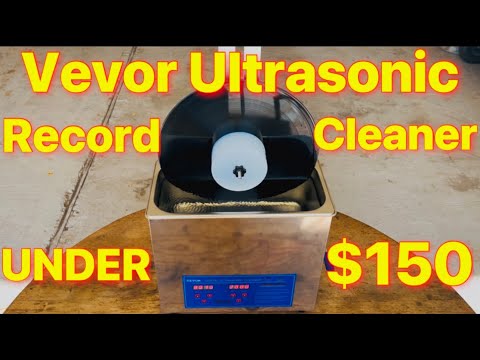 Vevor Ultrasonic Vinyl Record Cleaner Under $150.00. How To Assemble. Hear Before And After Results