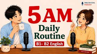 English Learning Podcast for Easy Daily Life Conversation | Talk About the 5 AM Daily Routine
