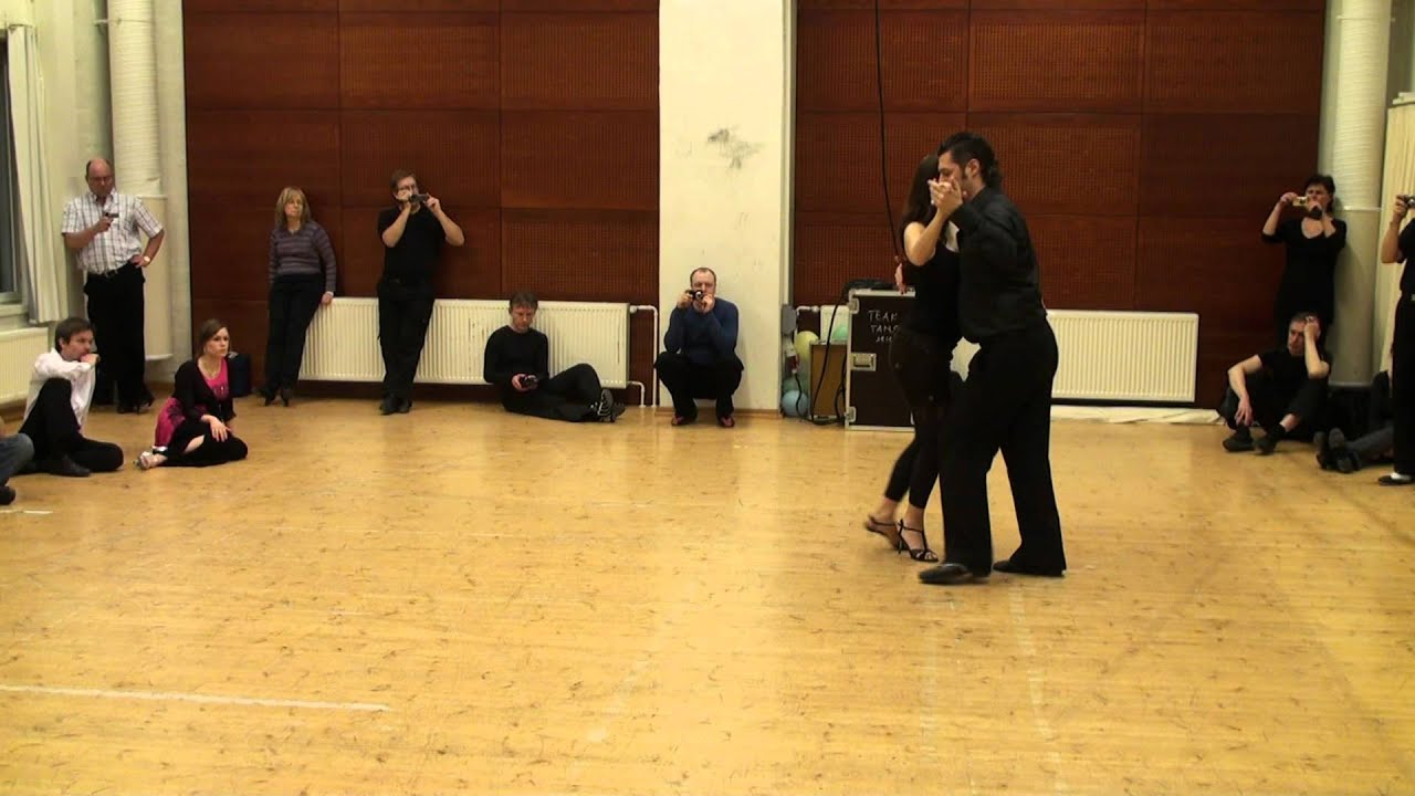 Diego Riemer El Pajaro and Maria Belen Giachello, Frostbite Tango festival, Helsinki, Jan 2011, master class